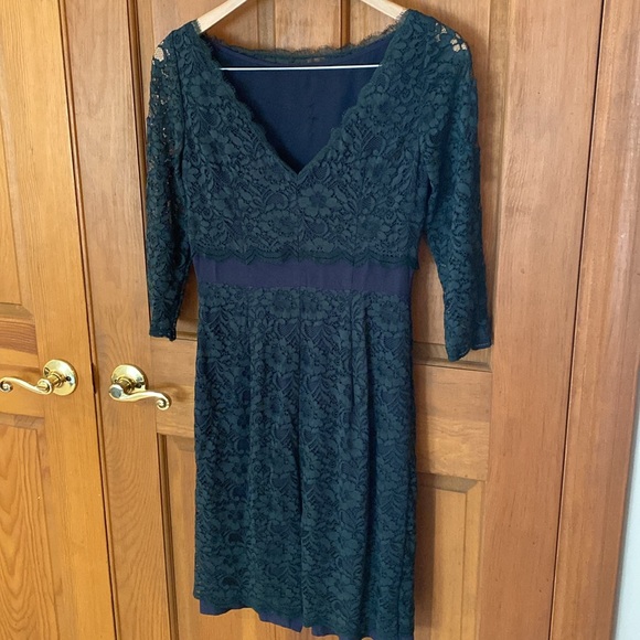 Beautiful Lace Boden 3/4 Sleeve Cocktail Dress 4R - Picture 4 of 5